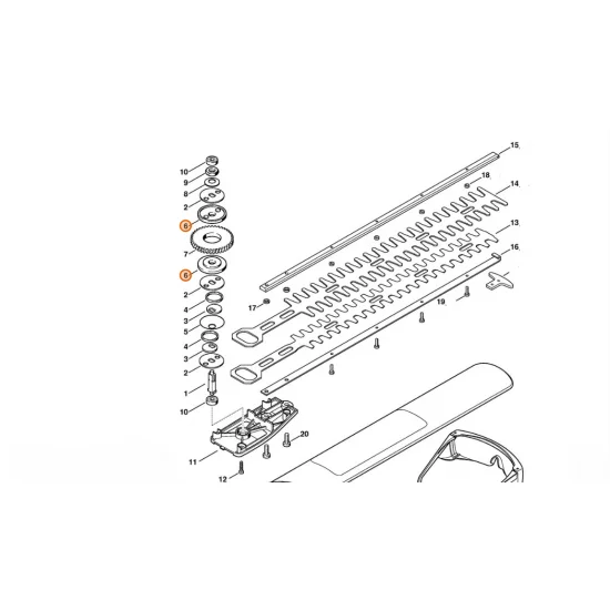 STIHL  Podkładka 6010 642 7800